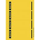 Étiquettes courtes pour classeurs LEITZ®, imprimable, largeur de tranche 80 mm, autocollant, 100 p., jaune
