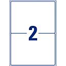 Étiquettes d'envoi du formulaire d'objectif AVERY®, 199,6 x 143,5 mm, 300 feuilles, blanc
