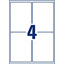 Étiquettes d'envoi du formulaire d'objectif AVERY®, 99,1 x 143,5 mm, 300 feuilles, blanc