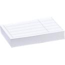 Étiquettes en carton blanc, pour bacs RK en acier