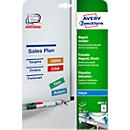 Etiquettes magnétiques Avery J8871-5, pour l'étiquetage, réutilisables, métal, blanc mat, 78 x 28 mm, 90 pcs.