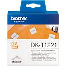 Étiquettes multifonctionnelles carrées DK-11221 Brother, 23 x 23 mm, 1000 p.