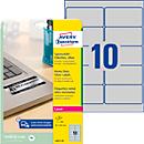 Étiquettes multifonctionnelles ultra-résistantes L6012-20 AVERY® Zweckform, 96 x 50,8 mm, 200 étiquettes