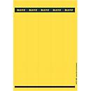 Étiquettes pour classeurs longues LEITZ®, imprimable, largeur de tranche 50 mm, autocollant 125 p., jaune