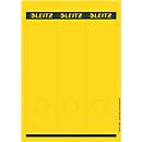 Étiquettes pour classeurs longues LEITZ®, imprimable, largeur de tranche 80 mm, autocollant 75 p., jaune