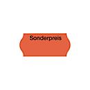 Etiquettes pour divers. étiqueteuses, rouge, prix spécial, 10 rouleaux
