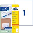 Etiquettes universelles 6119 Avery, ultragrip, 210 x 297 mm, 25 + 5 feuilles