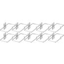Etrier guide-câbles, galvanisé, en acier rond, L 170 x P 82 mm, 10 pièces