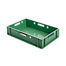 Euro Box boîte à viande, qualité alimentaire, capacité 25,3 L, version fermée, vert