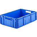 Euro Box Serie MF 6170, aus PP, Inhalt 30,8 L, Durchfassgriff, blau