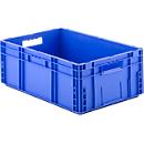 Euro Box Serie MF 6220, aus PP, Inhalt 41,6 L, Durchfassgriff, blau