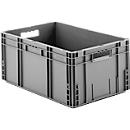 Euro Box Serie MF 6270, aus PP, Inhalt 52 L, Durchfassgriff, grau