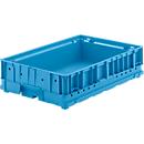 Eurobak C-KLT 6414, polypropeen, B 600 x D 400 mm, tot 50 kg, lichtblauw