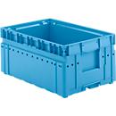 Eurobak C-KLT 6428, polypropeen, B 600 x D 400 mm, tot 50 kg, lichtblauw