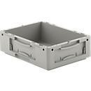 Eurobox serie LTB 4120, van PP, inhoud 10 l, zonder deksel, grijs