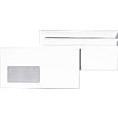 EuroKuvert enveloppen DIN Lang Compact, 125 x 235 mm, 75 g/ m², met venster, pak van 1000 stuks