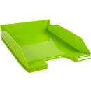 Exacompta Briefablage COMBO MIDI Iderama, A4+, Etikettenhalter, stapelbar, B 255 x T 346 x H 65 mm, Polystyrol, anisgrün