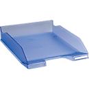 Exacompta Briefablage COMBO MIDI Linicolor, A4+, Etikettenhalter, stapelbar, B 255 x T 347 x H 65 mm, Polystyrol, eisblau