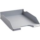 Exacompta Briefablage COMBO MIDI Office, A4+, Etikettenhalter, stapelbar, Blauer Engel, B 255 x T 347 x H 65 mm, Polystyrol, steingrau, 6 Stück