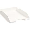 Exacompta Briefablage COMBO MIDI Office, A4+, Etikettenhalter, stapelbar, Blauer Engel, B 255 x T 347 x H 65 mm, Polystyrol, weiss, 6 Stück
