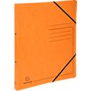 Exacompta classeur à anneaux, DIN A4, 2 anneaux ronds, largeur du dos 20 mm, orange