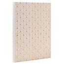 Exacompta Gästebuch Néo Déco Weiß 220x270 mm, 100 Seiten Clairefontaine, Goldschnitt, transparente Box