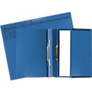 Exacompta hangmap, voor 2 x rechts nieten, gevouwen, uitzetvouw, organisatiedruk, gerecycled karton, blauw, 25 st.
