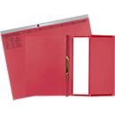 Exacompta hangmap, voor links nieten, gevouwen, uitzetvouw, organisatiedruk, Blue Angel, recycled karton, rood, 25 st.