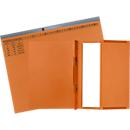 Exacompta hangmap, voor rechts nieten, gevouwen, expansie vouw, organisatie print, Blue Angel, gerecycled karton, oranje, 25 st.