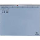 Exacompta hangmap, voor rechts nieten, gevouwen, uitzetvouw, organisatiedruk, Blue Angel, gerecycled karton, lichtblauw, 25 st.