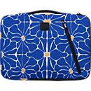 Exacompta Housse pour ordinateur portable Sleeve 13-14 pouces Flower, rembourrée, protection des coins, poignée escamotable, poche avant, recyclée