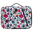 Exacompta Housse pour ordinateur portable Sleeve 13-14 pouces Paisley, rembourrée, protection des coins, poignée rétractable, poche avant, recyclée