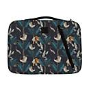 Exacompta Housse pour ordinateur portable Sleeve 13-14 pouces Savana, rembourrée, protection des coins, poignée escamotable, poche avant, recyclée