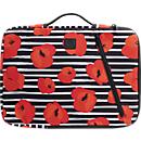 Exacompta Housse pour ordinateur portable Sleeve 15-16 pouces Coquelicot, rembourrée avec protection des coins, poignée escamotable, 58% recyclé