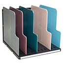 Exacompta Modulotop Trieur A4+ Skandi couleurs assorties, 5 intercalaires, porte-étiquette, Ange bleu, garantie 25 ans