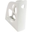 Exacompta Porte-revue ECOMAG Office, A4+, largeur dos 77 mm, trou de poignée, Ange Bleu, P 248 x H 257 mm, polystyrène, gris