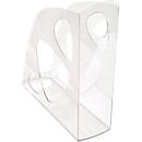 Exacompta Porte-revue ECOMAG Office, A4+, largeur dos 77 mm, trou de poignée, Ange Bleu, P 248 x H 257 mm, polystyrène, transparent