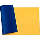 Exacompta Schreibunterlage BeeBlue, PU-Kunstleder, flexibel & rutschfest, abwischbar, B 400 x T 800 mm, safran/türkis