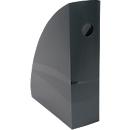 Exacompta Stehsammler MAG-CUBE Office, A4+, Rückenbreite 82 mm, Griffloch, Blauer Engel, T 266 x H 305 mm, Polystyrol, dunkelgrau