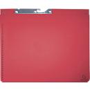 Exacompta swing nietmachine, voor 2 x links of rechts nieten, gevouwen, uitbreidingszak, gerecycled karton, rood, 25 st.