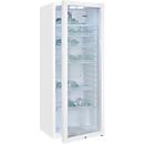 Exquisit Réfrigérateur à porte vitrée GKS240-GT-160C blanc 237 l, chaleur tournante, 6 clayettes, serrure de porte, pose libre