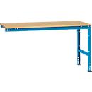 Extension table Manuflex UNIVERSAL standard, multiplex table top, 1750x1000, blue luminous