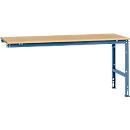 Extension table Manuflex UNIVERSAL standard, multiplex table top, 2000x1000, bright blue