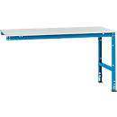 Extension table Manuflex UNIVERSAL standard, plastic table top, 1750x1000, blue luminous