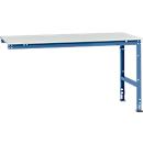 Extension table Manuflex UNIVERSAL standard, plastic table top, 1750x1000, bright blue