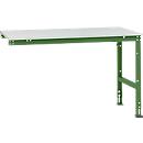 Extension table Manuflex UNIVERSAL standard, plastic top, 1500x1000, green reseda
