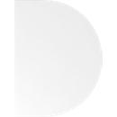 Extension table TOPAS LINE, for electrically height adjustable desks, D 600, white/graphite grey