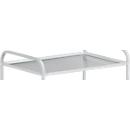 Extra bodem voor serveerwagens met 2 etages, rvs, L 977 x B 657 mm