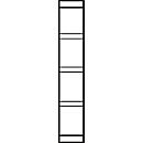 extremo, para estantería de acero PROGRESS 2000, Al 1900 x P 500 mm, negro