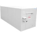 F-SAFE Gefahrstoffcontainer F90 BLS 24120 DIBt, isoliert, RAL 9002 grauweiß, B 12110 x T 2443 x H 2549 mm, 3300 l Auffangvolumen